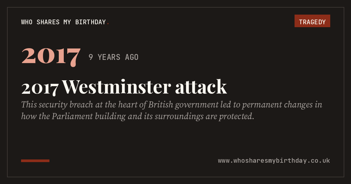 2017 Westminster attack