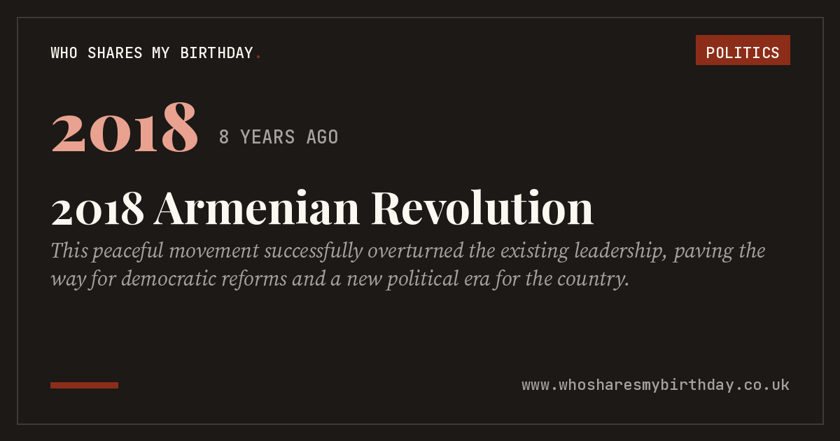 2018 Armenian Revolution
