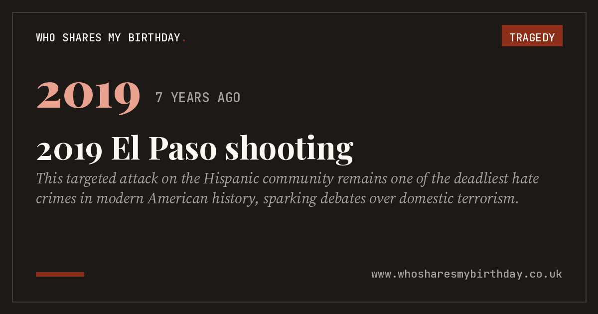 2019 El Paso shooting