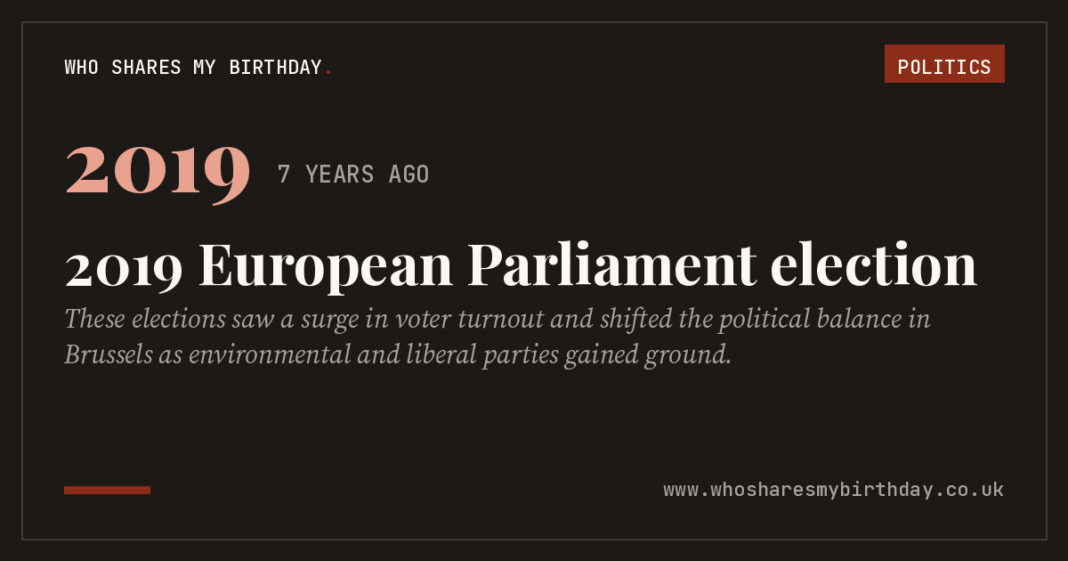 2019 European Parliament election