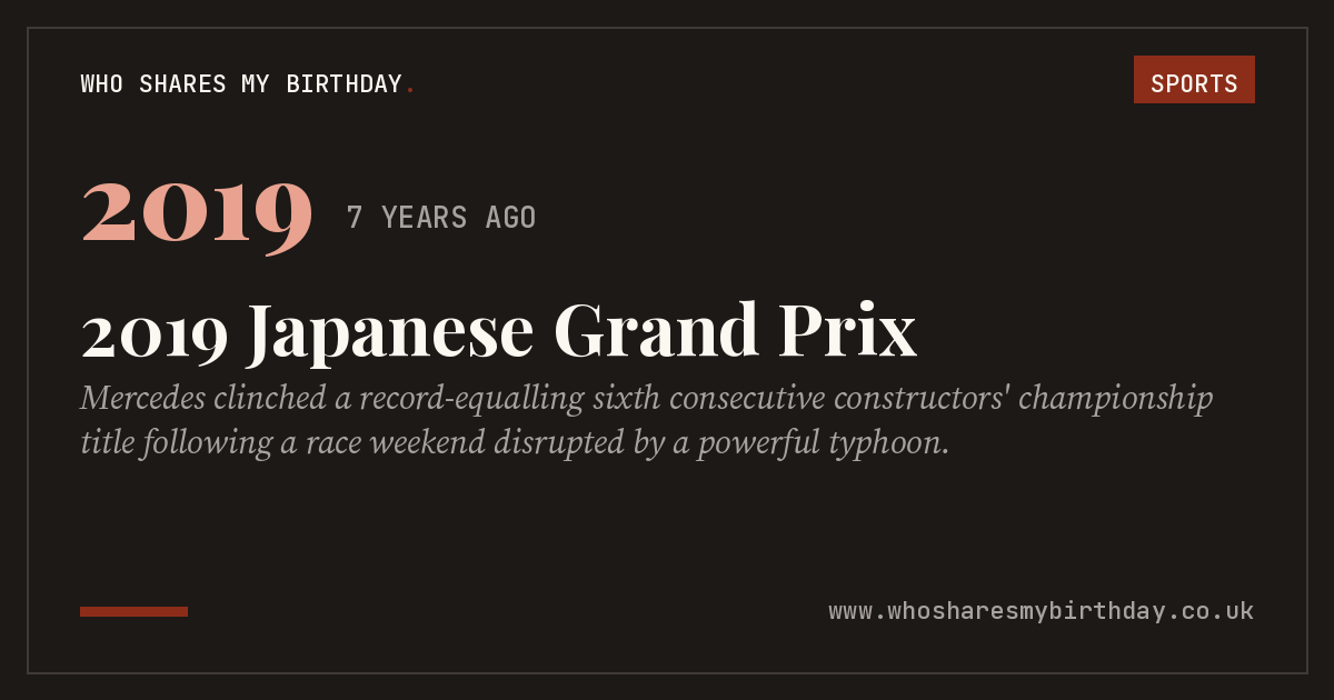 2019 Japanese Grand Prix
