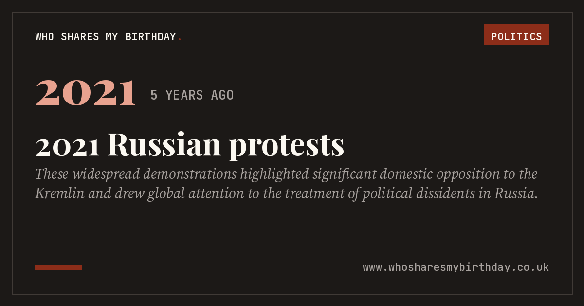 2021 Russian protests
