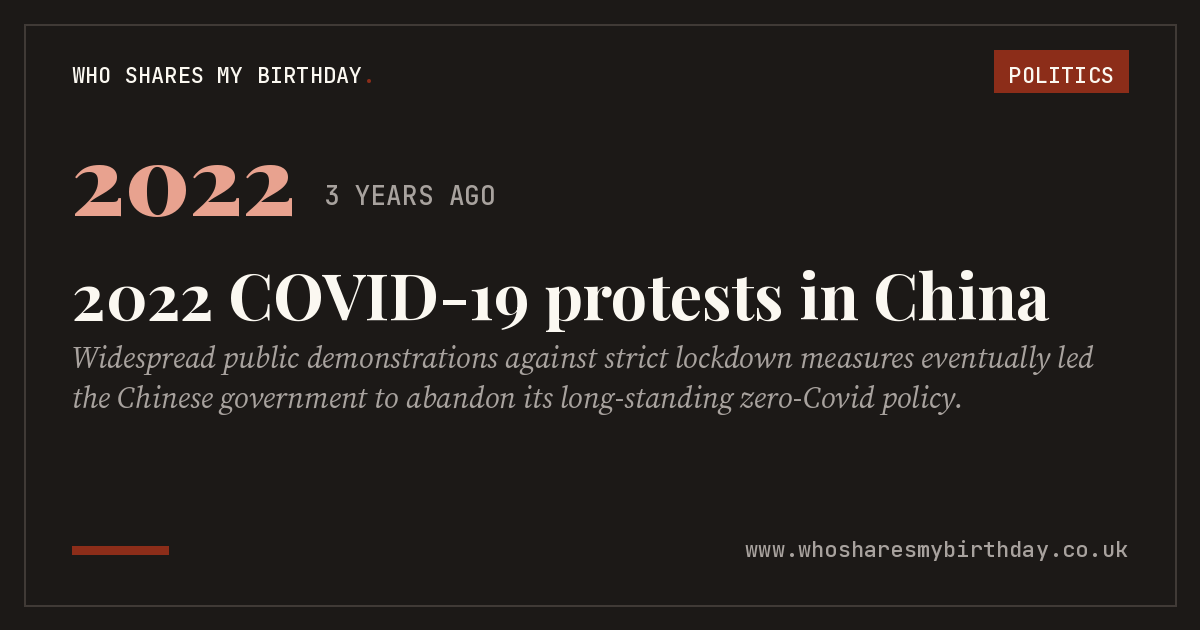 2022 COVID-19 protests in China