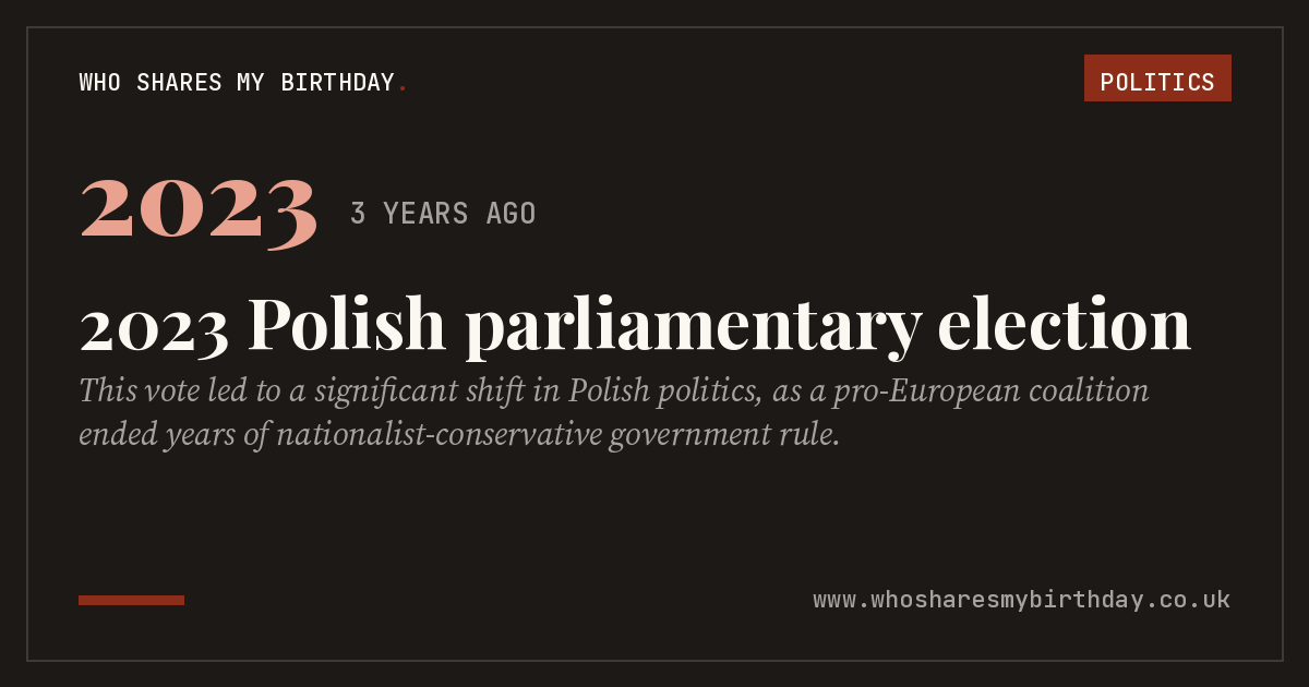 2023 Polish parliamentary election