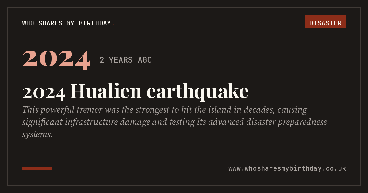2024 Hualien earthquake
