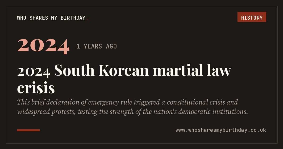 2024 South Korean martial law crisis
