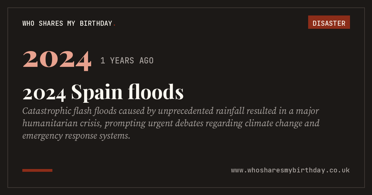2024 Spain floods
