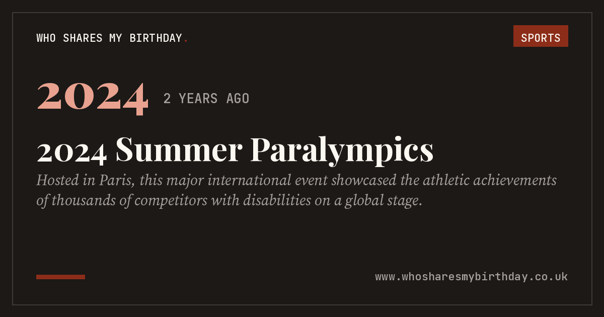 2024 Summer Paralympics
