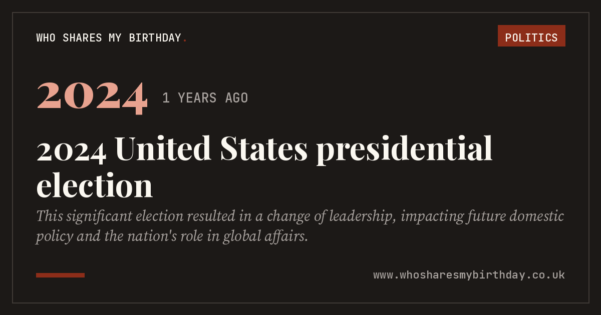 2024 United States presidential election