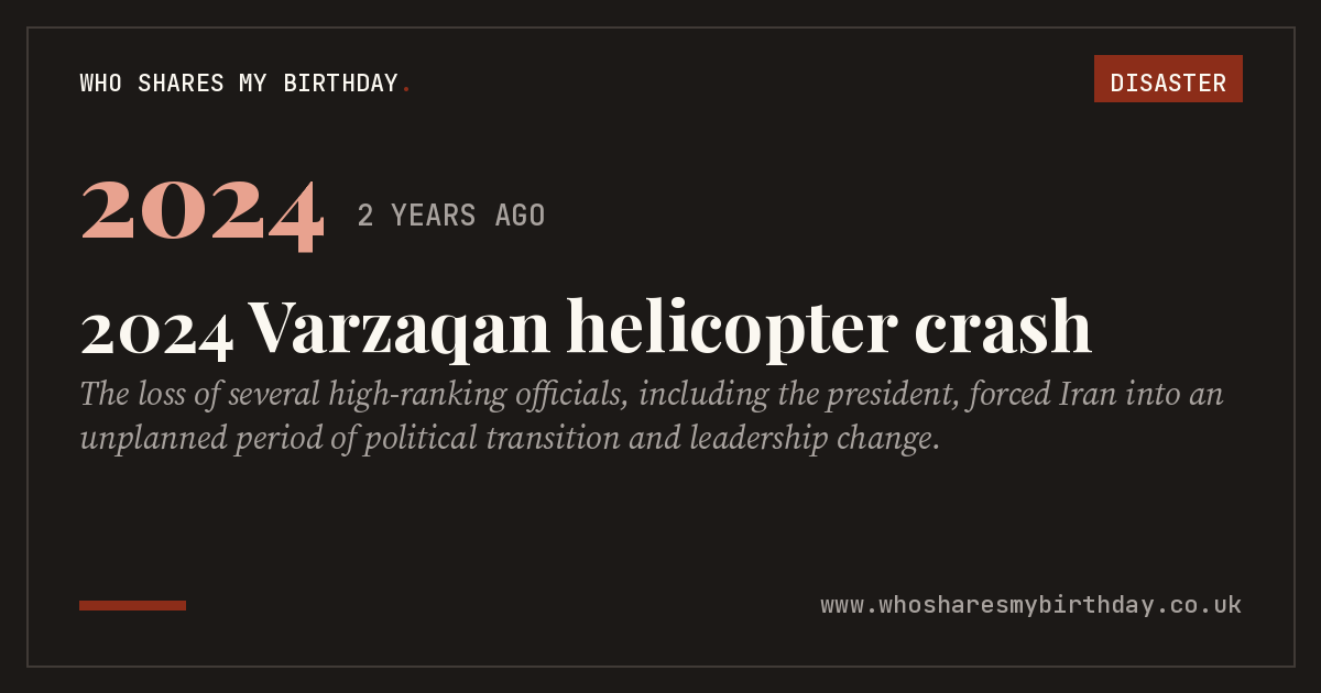 2024 Varzaqan helicopter crash
