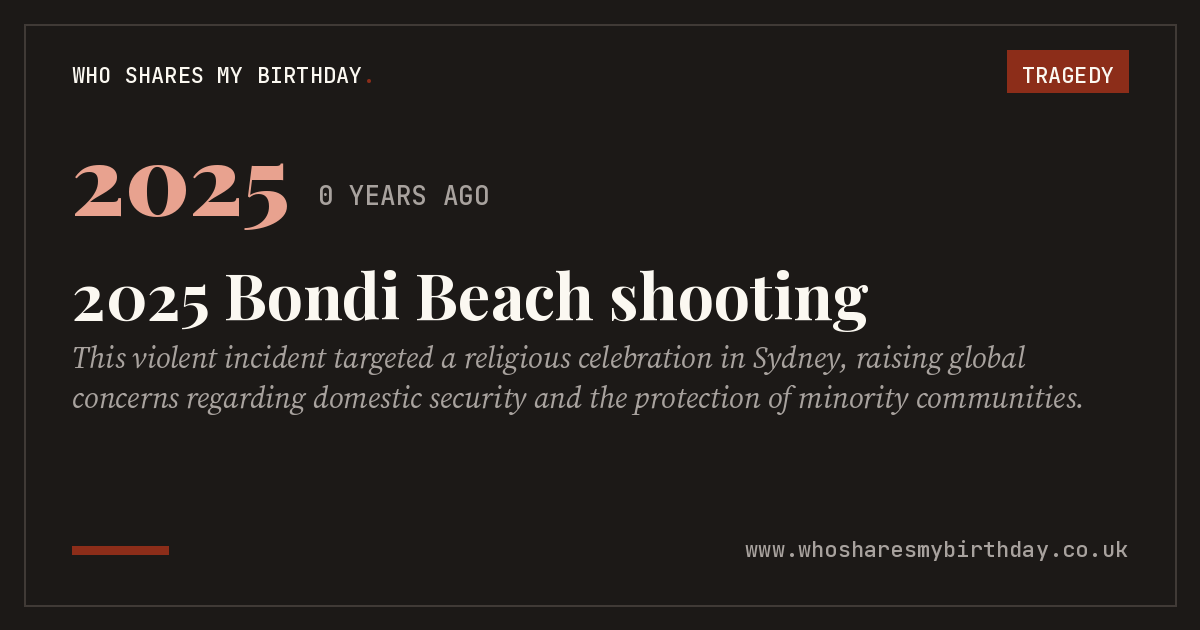 2025 Bondi Beach shooting