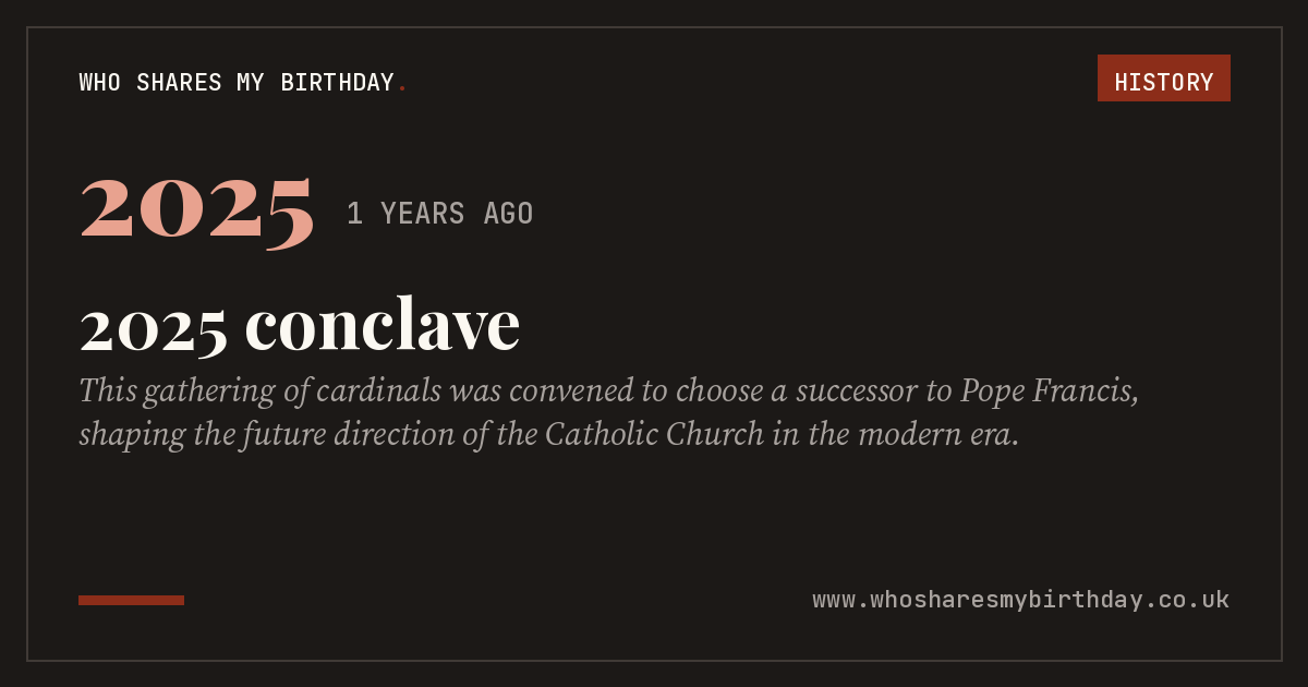 2025 conclave