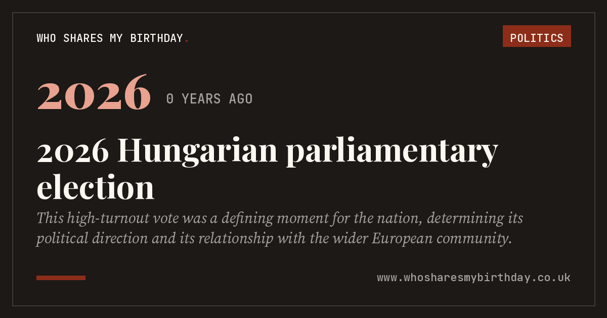 2026 Hungarian parliamentary election