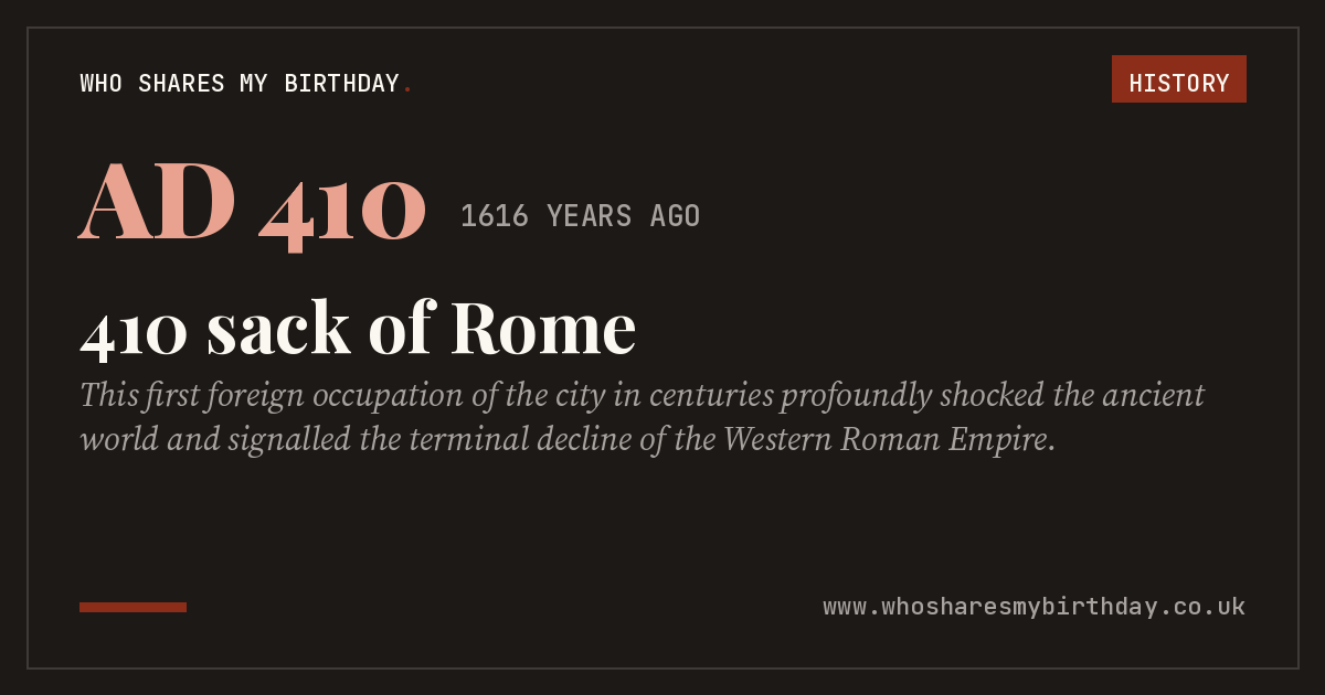 410 sack of Rome