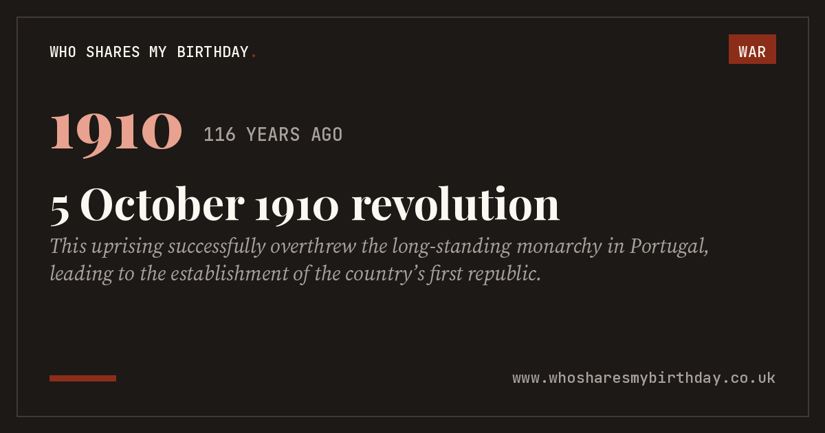5 October 1910 revolution