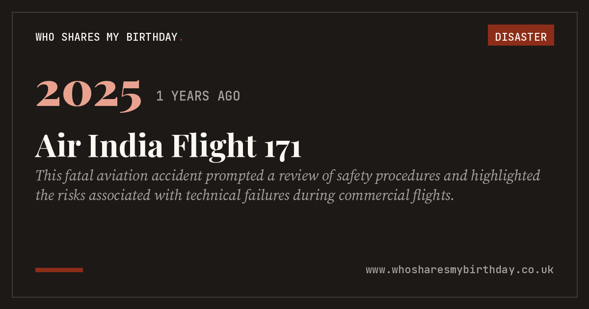 Air India Flight 171