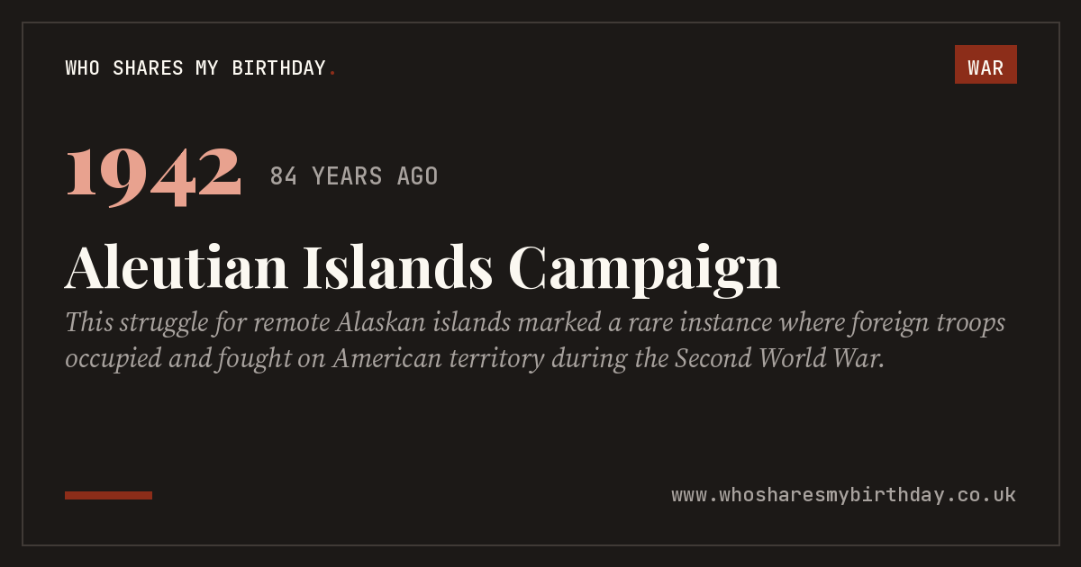Aleutian Islands Campaign