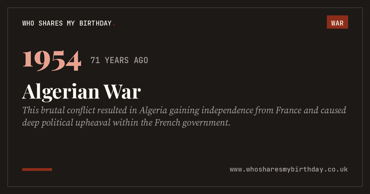 Algerian War