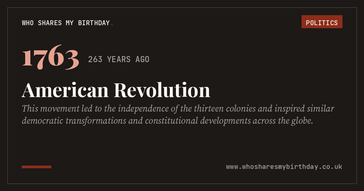 American Revolution