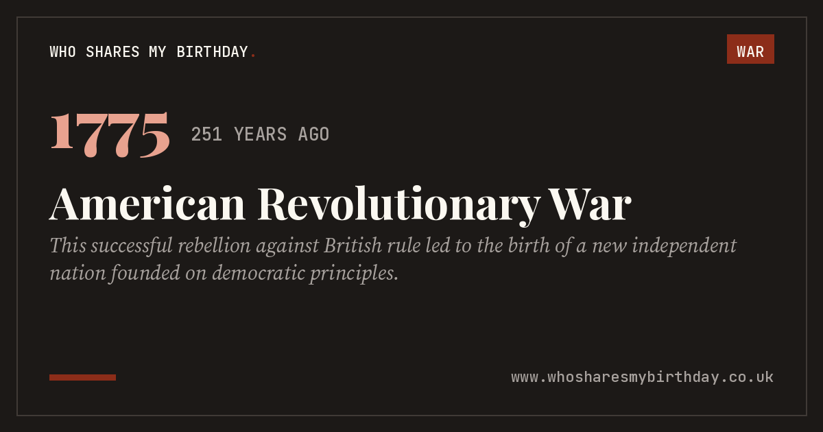American Revolutionary War