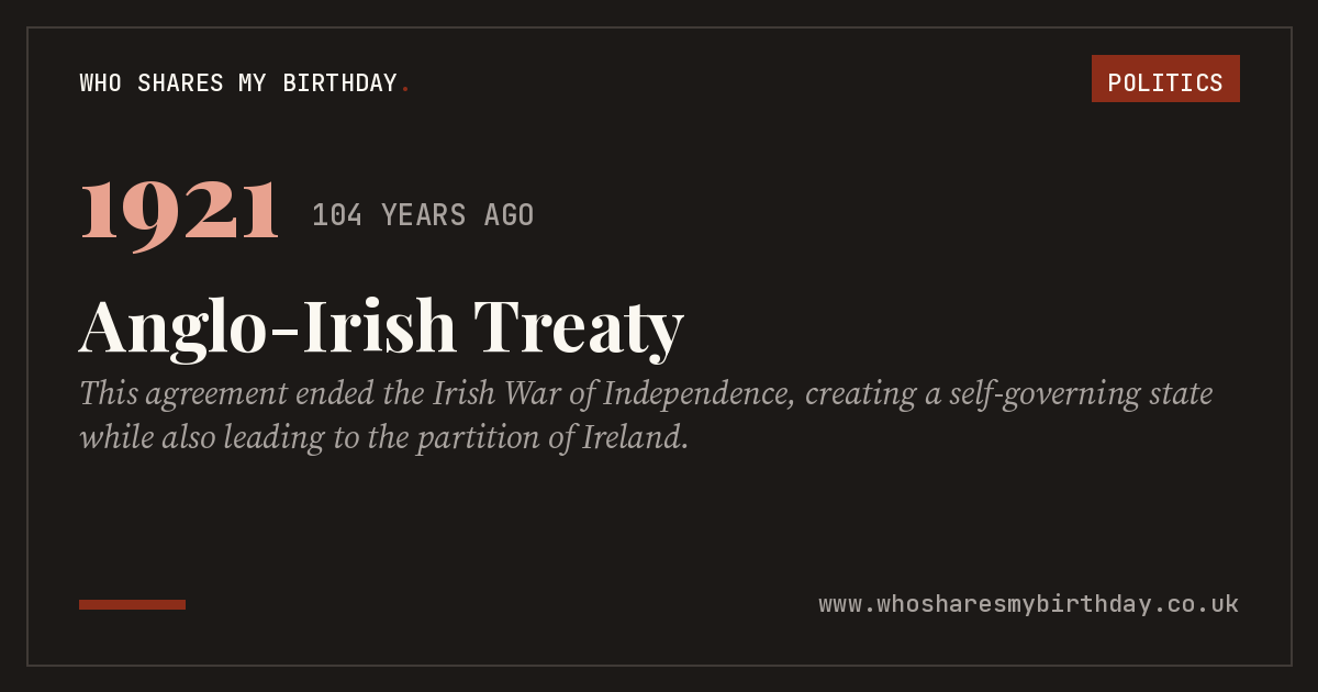 Anglo-Irish Treaty