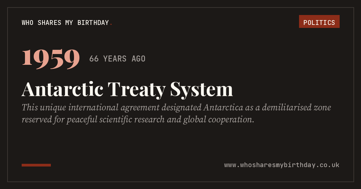 Antarctic Treaty System