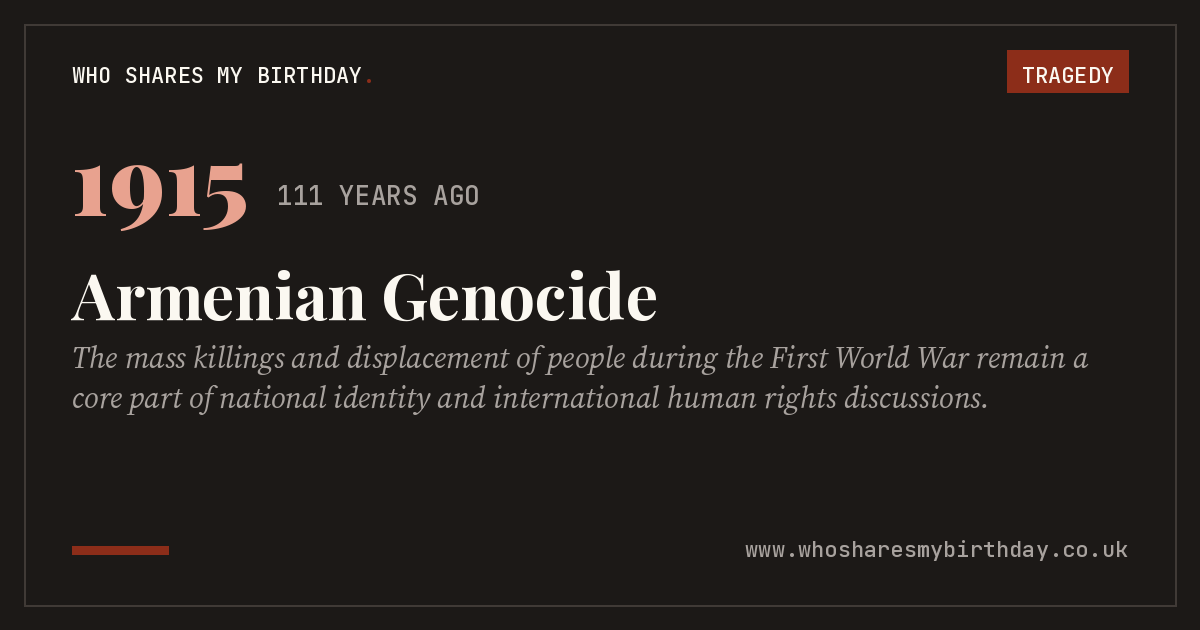 Armenian Genocide