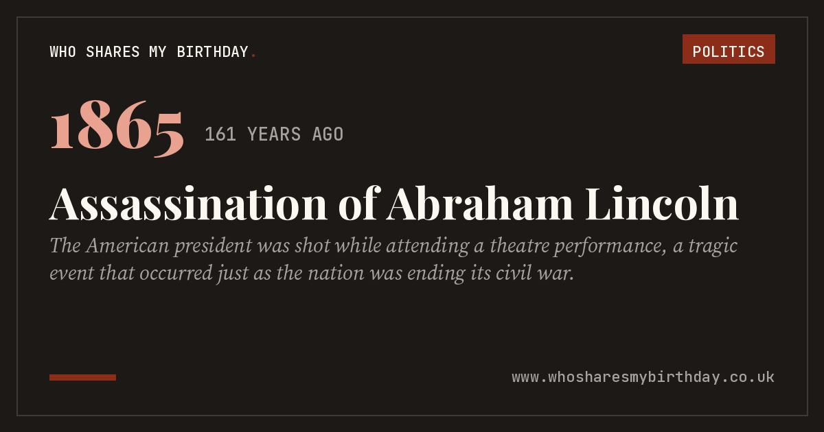 Assassination of Abraham Lincoln