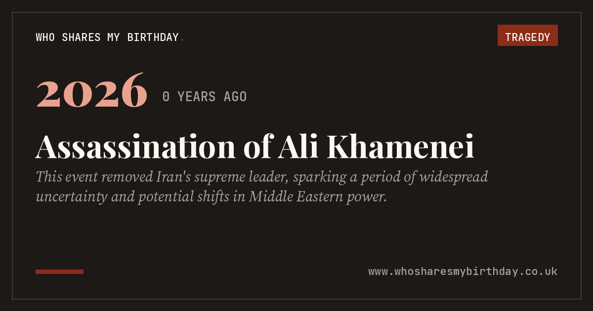 Assassination of Ali Khamenei