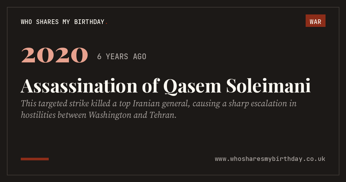 Assassination of Qasem Soleimani