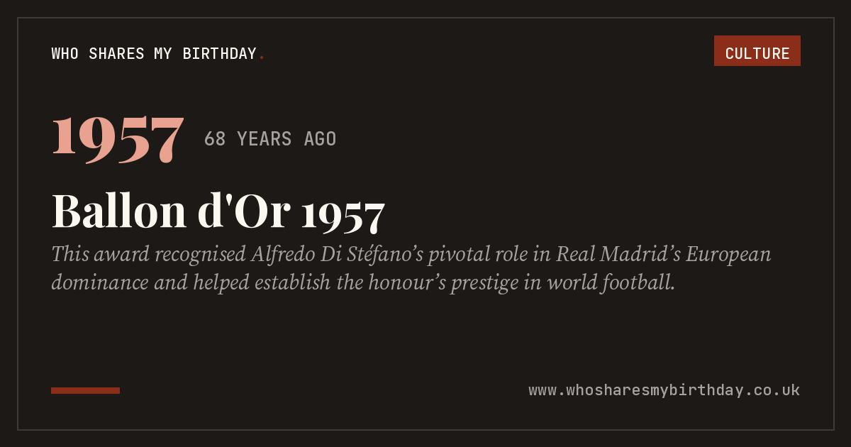 Ballon d'Or 1957