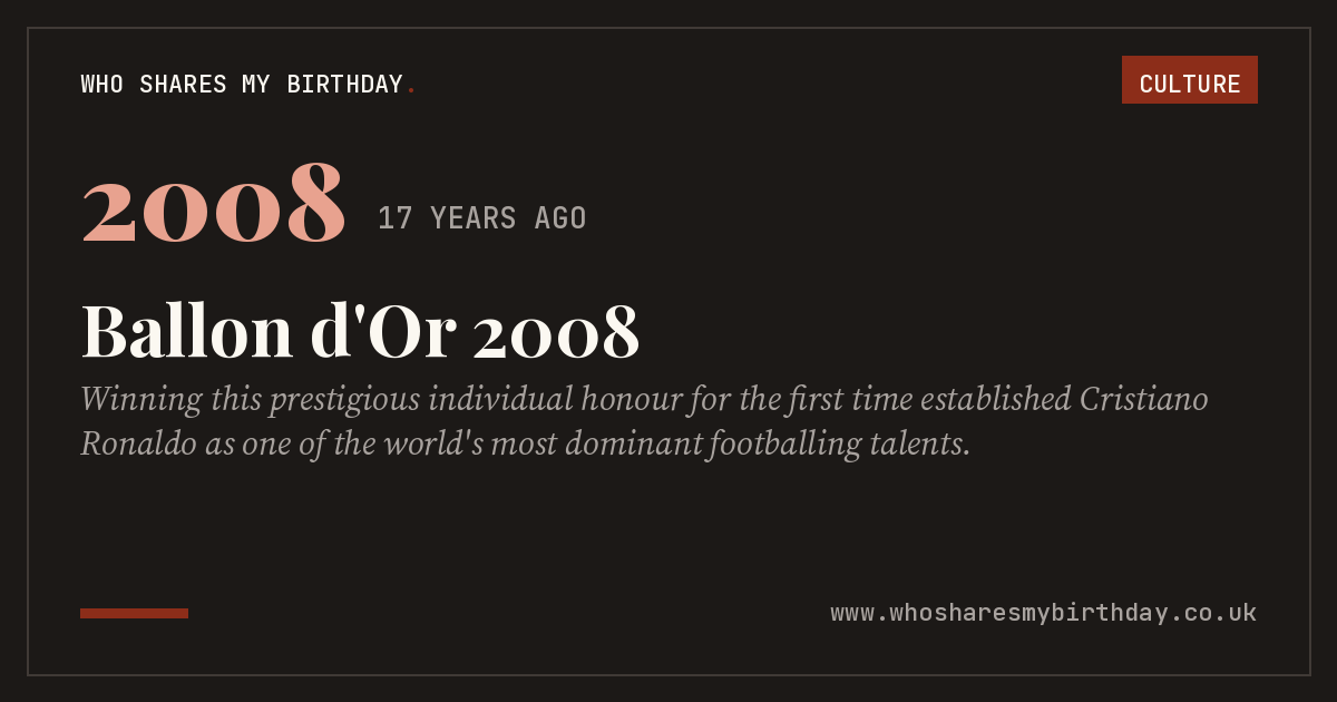Ballon d'Or 2008