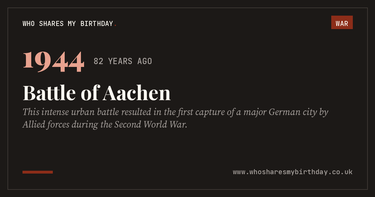 Battle of Aachen