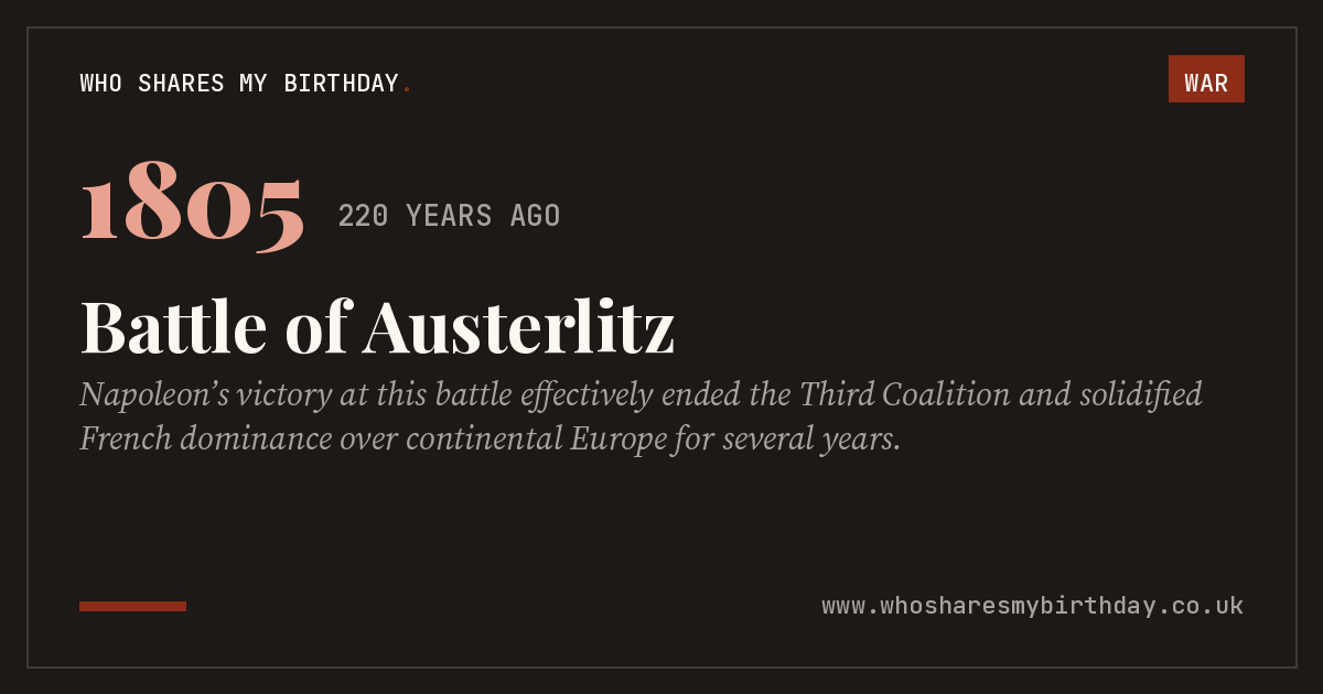 Battle of Austerlitz