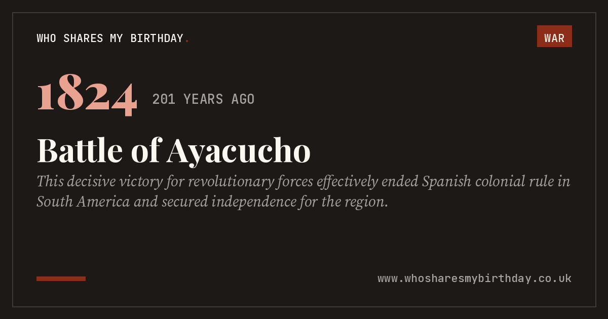 Battle of Ayacucho