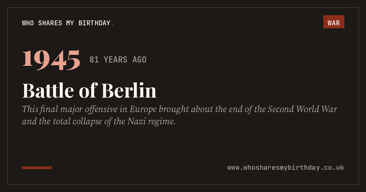 Battle of Berlin