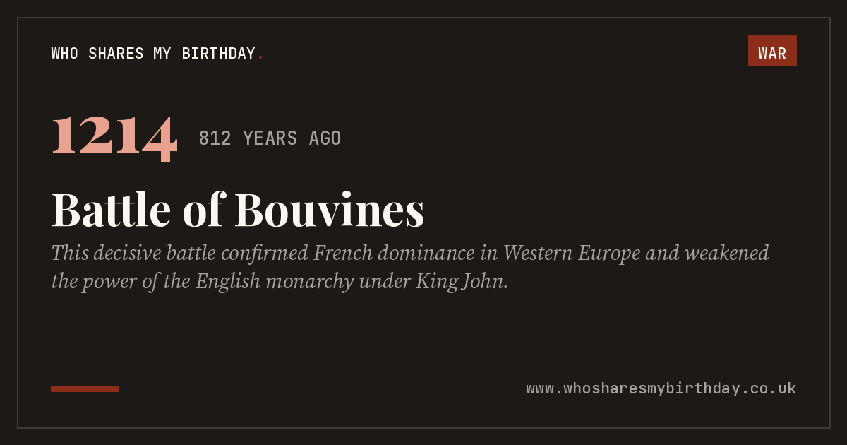 Battle of Bouvines