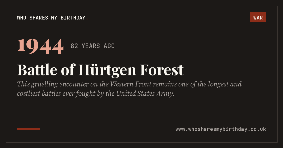 Battle of Hürtgen Forest