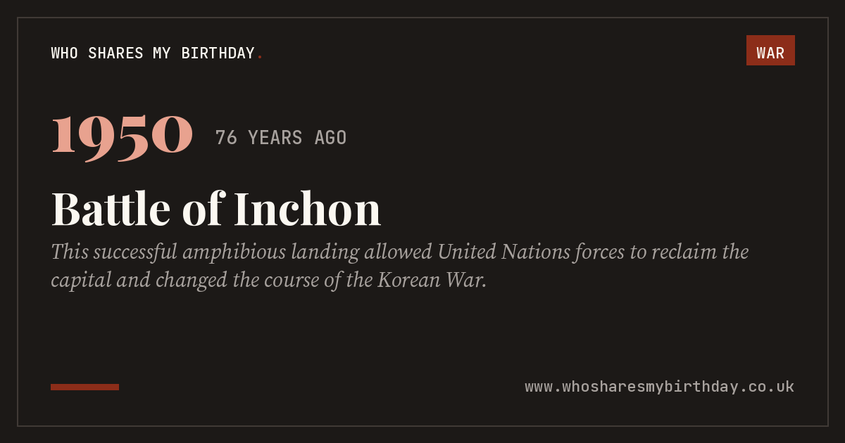 Battle of Inchon
