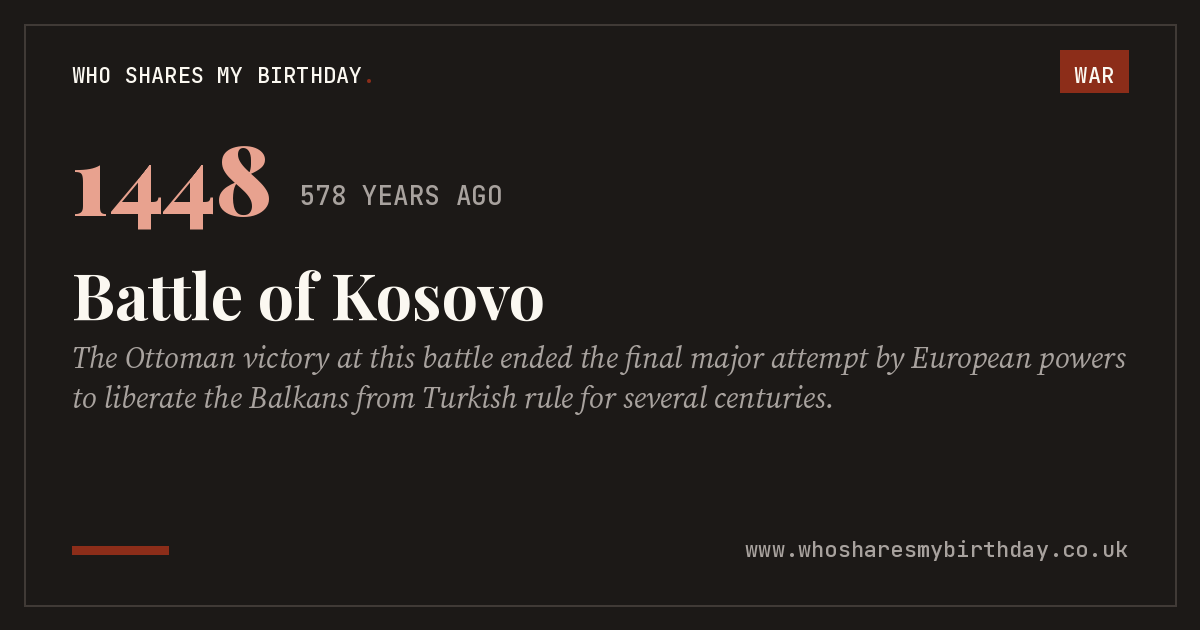 Battle of Kosovo