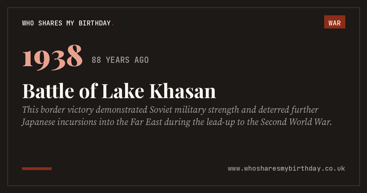 Battle of Lake Khasan