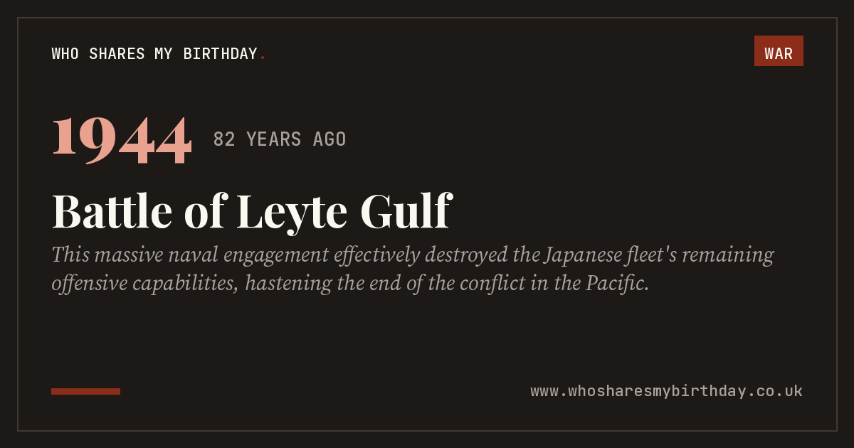 Battle of Leyte Gulf
