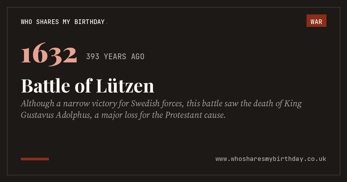 Battle of Lützen