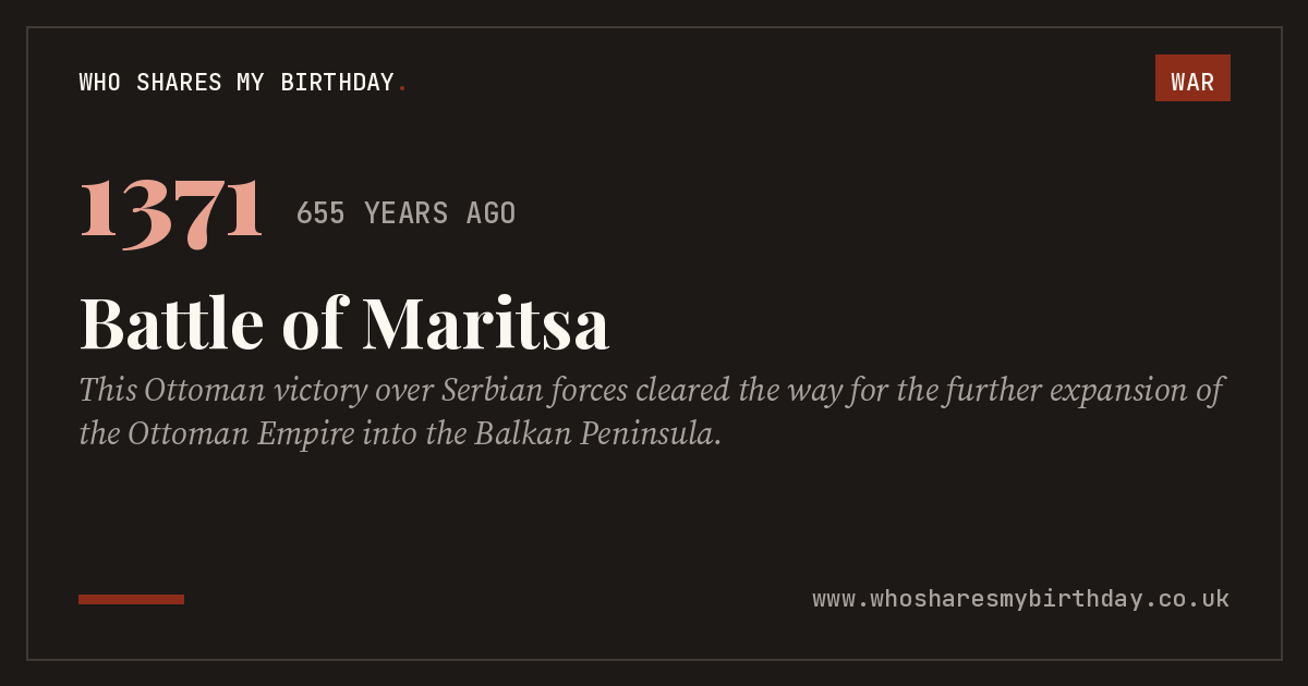 Battle of Maritsa
