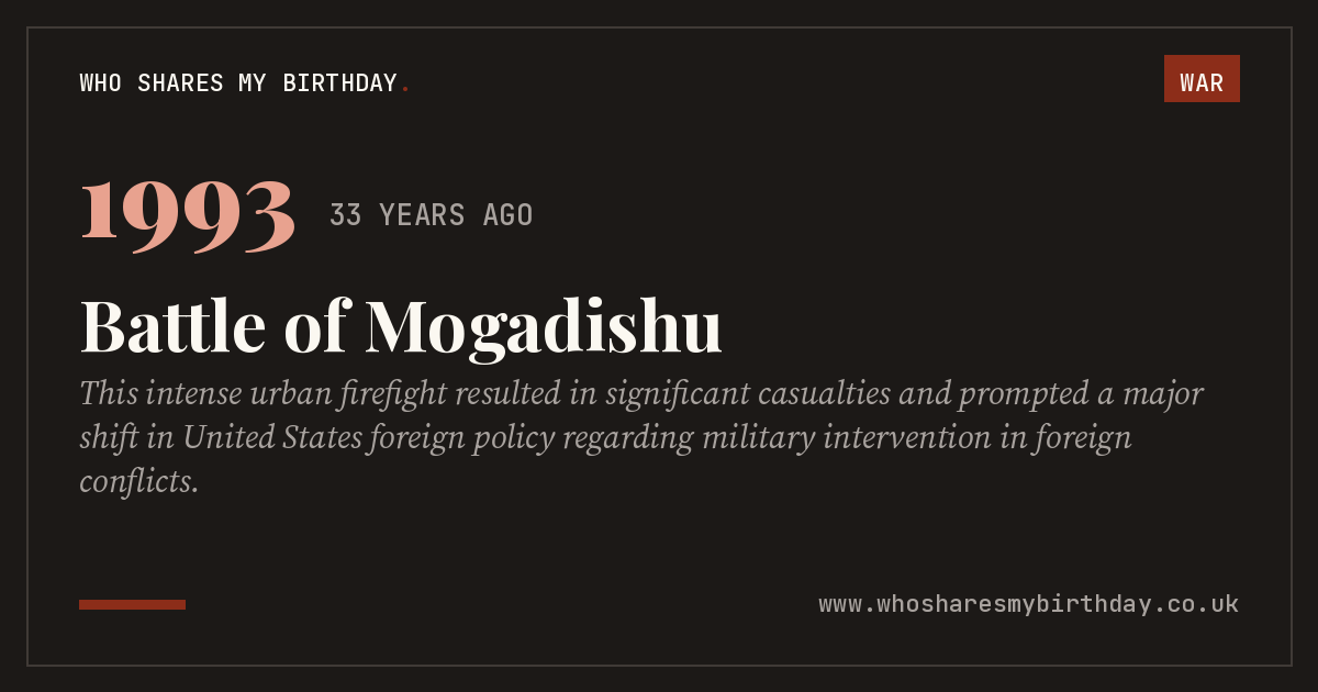 Battle of Mogadishu