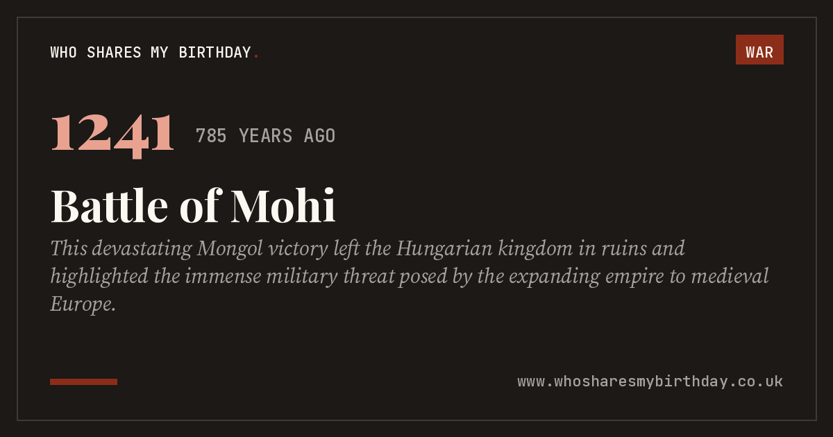 Battle of Mohi