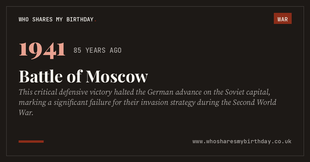 Battle of Moscow