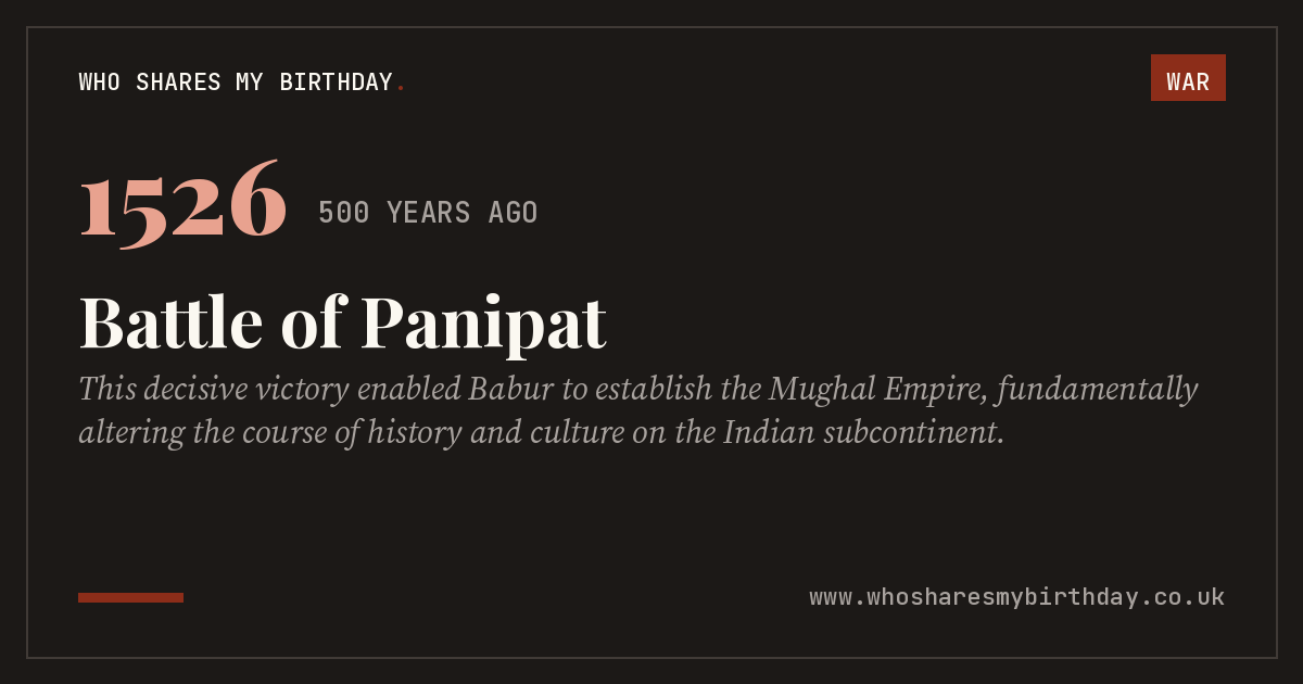 Battle of Panipat