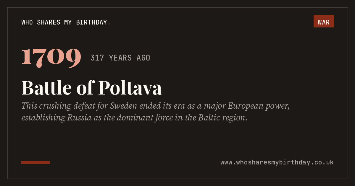 Battle of Poltava