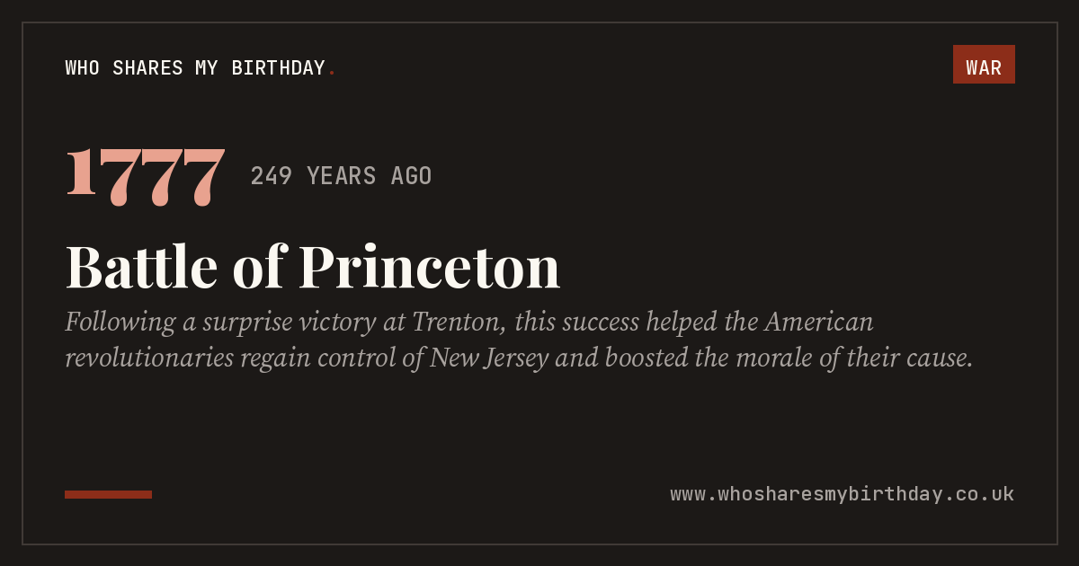 Battle of Princeton